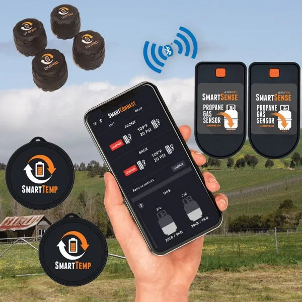 SMARTC-P – BMPRO RV Monitoring System, Used To Monitor Tire Pressure/ Propane Gas Bottle Level And Temperatures Insid...